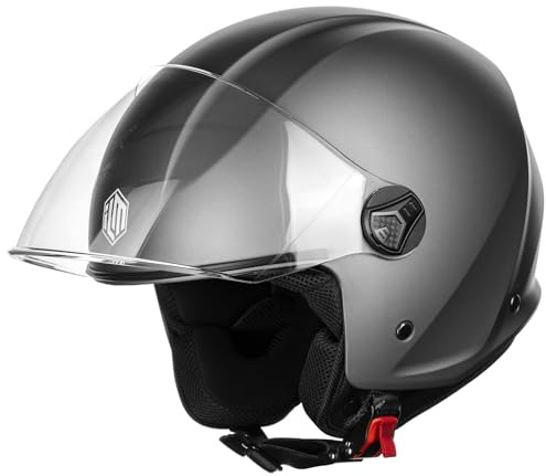 ILM Motorradhelm Retro Herren Damen Jethelm ECE2206 Modell WT506