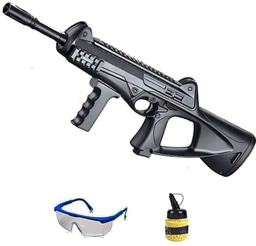 Rifle Ghost Vanguard à Ressort (6 mm) | Fusil Airsoft Calibre 6 mm + Bouteille + Lunettes de Protection. Pistolet d'initiation à l'airsoft [Puissance : 0,3 Joule]