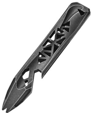 Titanium Pry Bar,EDC Pry Bar,Mini Crowbar,Pocket Pry Bar EDC Tool,Titanium Wrench,Bottle Opener, Keychain,Nail Lifter/Remover,EDC Multi Tool for Outdoor Camping (Black)