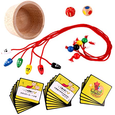 HANABASS Wooden Mouse Catching Board Game Toy for Kids Early-education Child Training Interactive Family Play