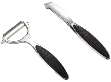 Potato Peeler - ShiningUU 2-Pack Premium Stainless Steel Vegetable Peeler with Non-Slip Grip | Durable Peelers for Kitchen, Carrots & Potatoes