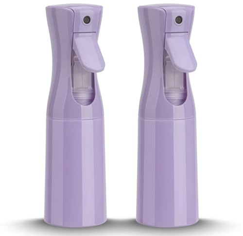 Zuhose Sprühflaschen 2er-Set 200ml - Kontinuierlicher Ultra Fine Mist, Leere Wasserflaschen für Friseur & Salon, Haarwerkzeug, Pflanzen Pflege und Reinigung