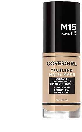 COVERGIRL TruBlend Matte Made Liquid Foundation, Buff Beige, 1 Fl Oz (Pack of 1)