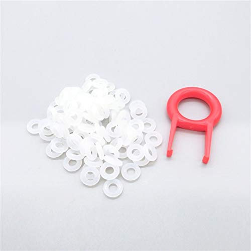zxxin-o Ring langlebig, 110 stücke Keycaps O Ringdichtung, Noise-Reduktion Tastatur O-Ring-Siegel, Schalter-Schalldämpfer, Tastatur-Dämpfer-Ersatz, gute Qualität ( Color : White , Size : 9x4x2.5mm )