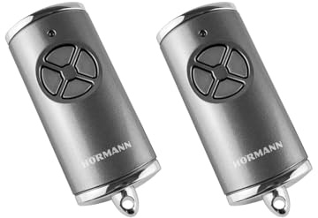 2x Hörmann HSE4 BS Frozen Grey 4-Befehl Handsender BiSecur 868 MHz
