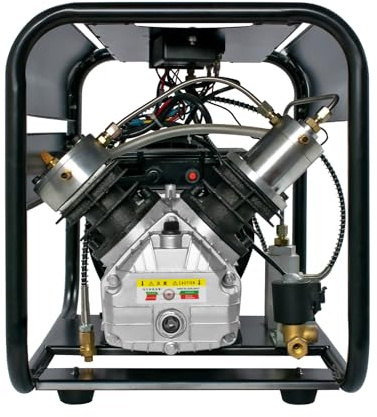 TUXING 4500Psi High Pressure Scuba Pcp Air Compressor, Auto Stop and Auto Purge Version, Double Cylinder Air Compressor,Pcp Compressor for PCP Rifle Tank Gas Scuba Filling 220V TXED013