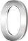 Vanyibro 3D House Number Sticker - Silver Waterproof Self Adhesive Door & Mailbox Number