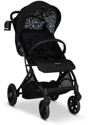 Cosatto Woosh Trail Buggy, Geburt – 25kg, Federung für alle Untergründe, kompakt, freistehend faltbar, UPF 100+ Sonnenverdeck, Gratis Regenschutz (Silhouette)