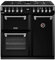 Stoves Richmond Deluxe 90cm Dual Fuel Range Cooker - Black - A Rated