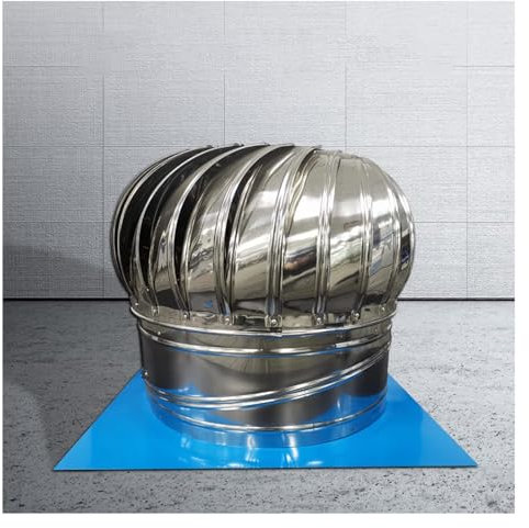 FENGZEQUAN Tapa Chimenea giratoria Acero Inoxidable,Sombrero Extractor De Humos Metálico para Tubos, Sombrero para Extractor o ventilación,Campana Exterior Ventilación del Air (Size : 150mm/5.91in)