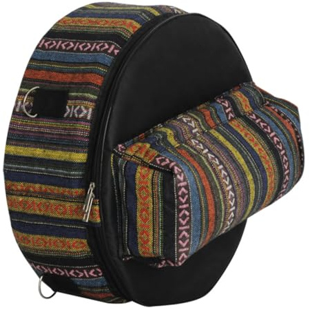 BESTonZON Oxford Gewebe Snare Drum Tasche Mit Schultergurt Gepolsterte Trommeltasche Für Snare Drum Instrumentenkoffer Mit Stauraum Für Stöcke Tragetasche Für Percussion Instrumente