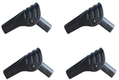 Gogogmee Articulación plegable de nailon para tienda de campaña, 4 unidades, accesorios de reparación para tiendas de campaña al aire libre, conexiones de esquina y central, resistentes a la