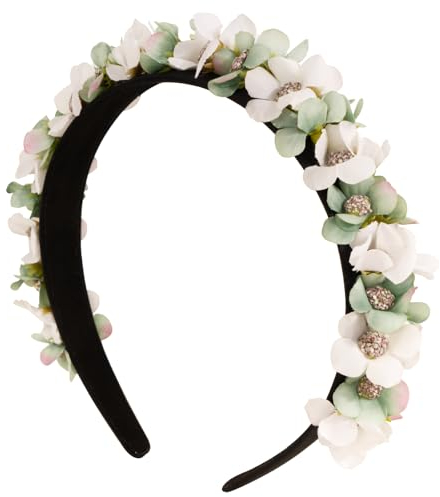 Bandeau à Cheveux Fleur Couronne Guirlande Fleur Artificiel Mariée Serre Tête Headband Faux Floral Décoration Oktoberfest Party Quotidien Photographie pour Femmes Filles