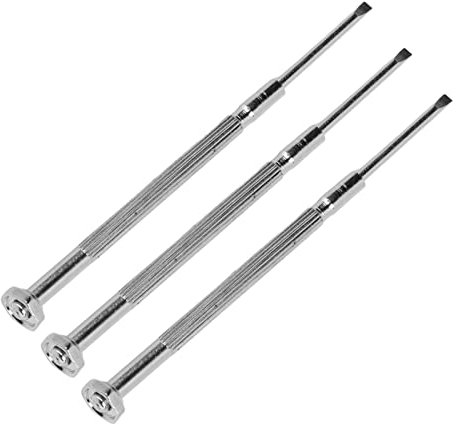 3-teiliges Blasinstrumenten-Schraubendreher-Set für Saxophon, Klarinette, Oboe, Flöte, Piccolo, Fagott mit Metallmaterial, Kompakter Größe und Praktischer Aufbewahrung