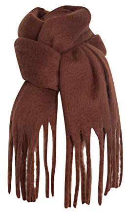 Blaue Kaschmir-schal Kostenlos klobig, übergroß, Winter, warmer Schal, große Schals, Wickelschal compatible with Motorrad Schal Winter Schal Blau Damen compatible with Motorrad (Brown, One Size)