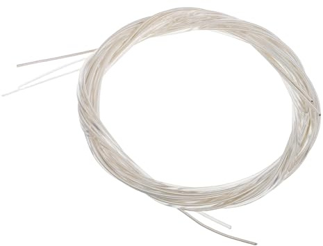 Klassische Gitarrensaiten aus Nylon, Weiß, 1 Satz für Konzertgitarre | Nylon, Metall und Kunststoff, für Spiel und Musiklernen, Vielseitig und Langlebig