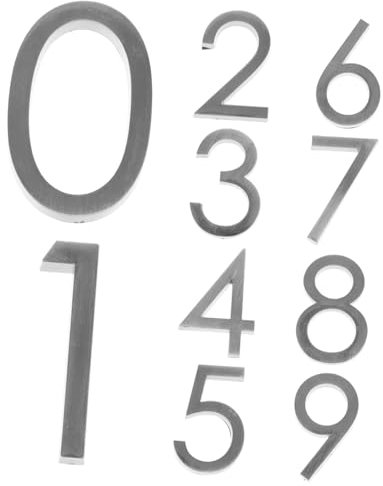 KONTONTY 1set Indirizzo Adesivi Per Hotel e Case Completo Per Targhe Identificative Facili Da Installare e Leggere Per Uffici e Spazi Commerciali