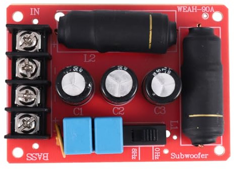 Asyduey Subwoofer Zweiter Ordnung Crossover Lautsprecher Frequenzteiler DIY Heimkino