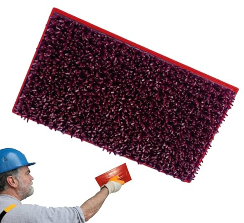 Brocha De Texturizado por Estarcido - Brocha para Acabados De Yeso Y Techos con Punteado Rectangular,Herramienta Manual Rectangular Antideslizante para Renovación De Superficies Interiores En Yeso