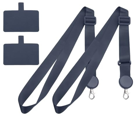 PATIKIL Phone Lanyard Crossbody Strap, Crossbody Anti-Theft Lanyards Adjustable Neck Strap with Universal Phone Patch for Keys ID Badges Smartphones for Women Men