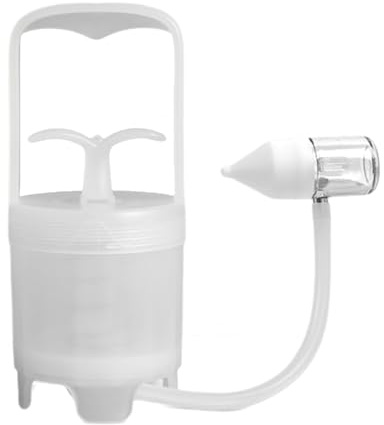 Nässug för småbarn, Manuell nässug - Manuell Booger Sucker Remover för småbarn,Strong Suction Nose Cleaner Bärbar handavdragare att resa