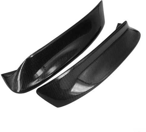 Winlaovate Frontstoßstangen-Spoiler aus echtem Karbonfaser, für BMW E46 für M3 1998-2002, Schwarz Racing für Aero Kit Karosserieteil Diffusor Flügel Add On