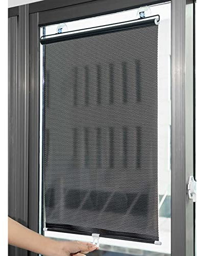 Sonakia Sonnenschutzrollos, Verdunklungsrollos Dachfenster Ohne Bohren, Temporäre Jalousien Mit Saugnäpfen, Sichtschutz Rollos, Fensterrollos 58x125/68x125cm,40x125cm/16 * 49in