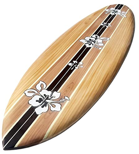 Seestern Sportswear Deko Holz Surfboard 100 cm lang Airbrush Design Surfing Surfen Wellenreiten Surf /1865