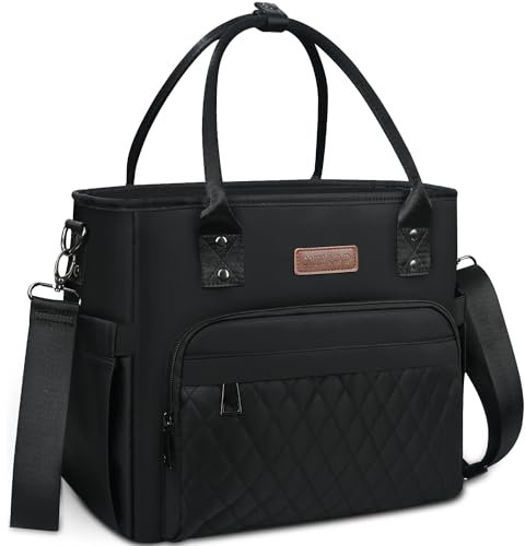 MIYCOO Bolsa de almuerzo Fiambrera para mujer - Bolsa isotérmica de almuerzo a prueba de fugas para mujer - Bolsas grandes de almuerzo para adultos
