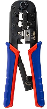 Knipex Hand Crimpzange für Western-Stecker, 190 mm