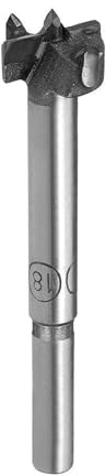 TOP-VIGOR 18mm Forstner Drill Bit, Tungsten Carbide Wood Auger Drill Bit Hole Saw Opener for Woodworking Hinge Hole Drilling Boring Bit Cutter Grey