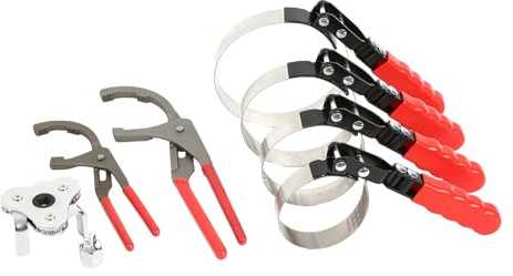 WINMAX TOOLS AUTOMOTIVE Adjustable Oil Filter Pliers, Oil Filter Wrench Set, Oil Filter Removal Tool (7)