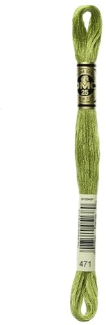 DMC Mouliné Thread Gold Concept 8M Col. 471 Stickerei