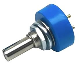 DCJJLWIG 1 stücke 360 ​​Grad Rotation TOPVR Leitfähigen Kunststoff Potentiometer 357 22E B102 B202 B502 B103 360 Grad Rotation(Size:10K Ohm)