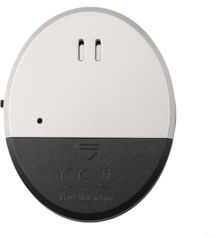 Détecteur de bris de verre fin avec vibration 130 dB - Système de sécurité domestique - Alarme de porte facile à installer sans perçage (1 pièce)