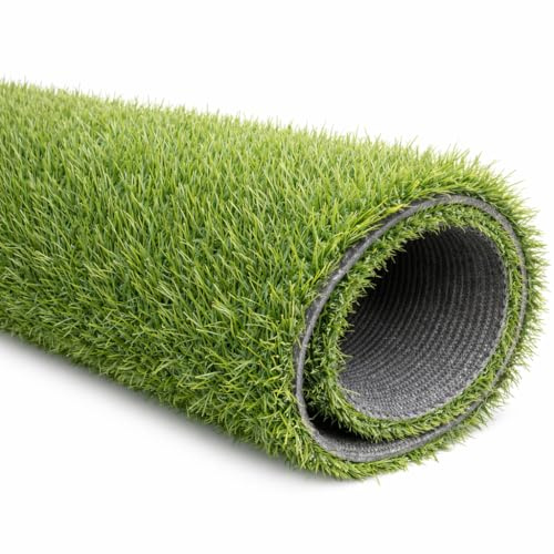 Erba Sintetica da Esterno - GALEONE | Filamenti 45 mm | Dimensioni Personalizzabili | Prato Finto Realistico, Drenante e Resistente UV | Morbido al Tatto - Effetto Naturale - Uniforme Professionale