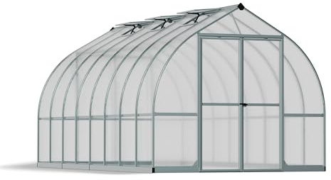 Palram house Bella Gewächshaus, silber, 482 x 244 x 219 cm