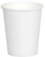 1000 x Paper Cups - 8oz White Single Wall Hot Cups (Free P&P on All Products)