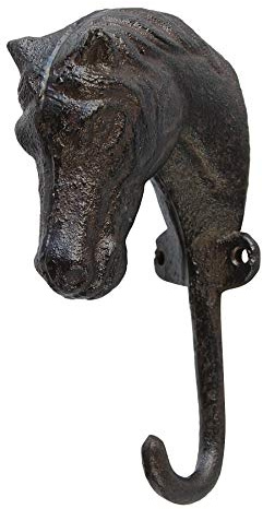 Wandhaken Pferd aus Gusseisen Haken aus Metall Kleiderhaken
