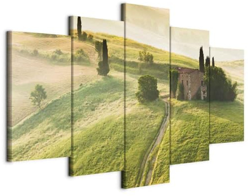 B&D XXL - Akustikbild Akustikschaumstoff, 225x112 cm, 5-teilig, Wohnzimmer | Verbessert Raumakustik, reduziert Hall, ideal fürs Büro oder Wohnzimmer, hochwertige Verarbeitung, schnelle Montage, stilvoll