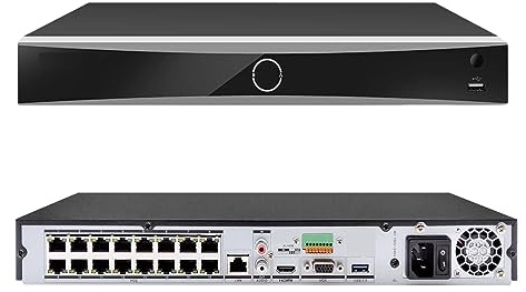 DS-7616NXI-K2/16P Enregistreur vidéo réseau 16 canaux 4K 16 canaux PoE AcuSense NVR Détection humain/véhicule Compatible avec caméra IP HIK Vision (pas de disque dur)