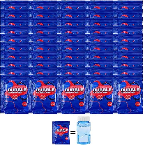 Blubbel 1,5L Seifenblasenflüssigkeit, Seifenblasen Flüssigkeit Konzentrat für Seifenblasenpistole, Seifenblasenmaschine, Seifenblasen Pusten, Bubble Gun, Nachfüllflasche Seifenblasen Pistole, Hochzeit