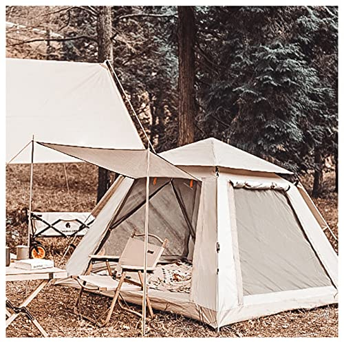Rahmenzelt für 4 Personen, geräumige Tunnelzelte, leichtes und praktisches Campingzelt für Familien, Outdoor, Wandern und Bergsteigen