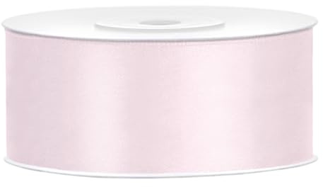 CARTONARE Premium satinband, urval av 25 färger och 6 bredder 3 mm 6 mm 12 mm 25 mm 38 mm 50 mm dekorband som dekoration för bröllop, för pyssel, som presentförpackning