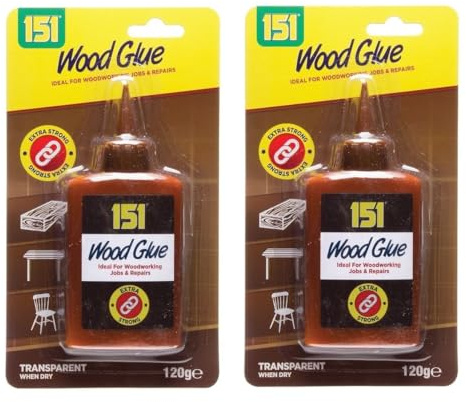 Wood Glue - Quick, Easy, Invisible Repair for All Woods (120g) by 151 (2, Wood Glue)