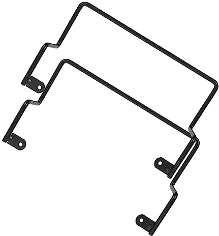 JEWEDECO 2 Stück Matratzenhalter Aus Eisen 6x80x210mm Antirutsch Matratzenstopper Für rutschfeste Fixierung Der Matratze Am Bettende