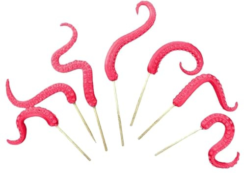Sarini Octopus Tentacles Garden Stakes,Plant Stakes Decorative,Pot Decorations,Accessories Indoor Plant Decorations,Fun Resin Octopus Tentacles For Indoor/Outdoor