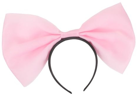 Healeved Großes Schleifen-stirnband Aus Leichtem Satinstoff Damen Haarreif Mit Auffälliger Süßer Schleife Für Party Cosplay Alltag Atmungsaktives Stylisches Accessoire in Hellem