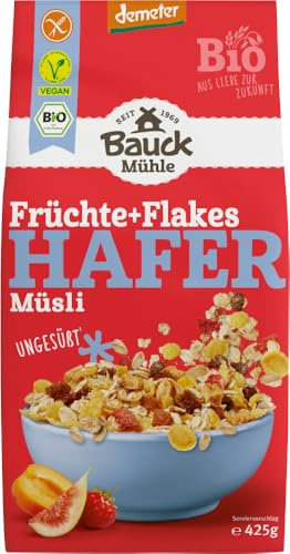 Hafer Müsli Früchte Flakes Demeter glutenfrei 18 x 425 g