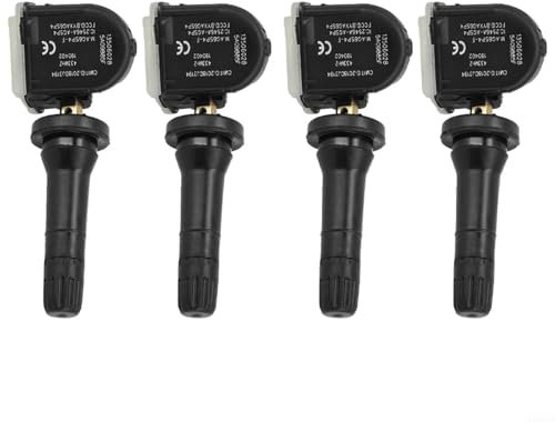 EXTRWORY Autoreifendrucksensor TPMS Reifendruckkontrollsystem, für Opel Sensor Ersatz für Adam (Bj. 2012–2017) 13506028 (4 Stück)